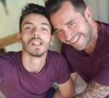 Malgré le célibat et sa maladie incurable, Mathieu poursuit seul son rêve de devenir papa.
Mathieu et Alexandre (L'amour est dans le pré) sur Instagram.