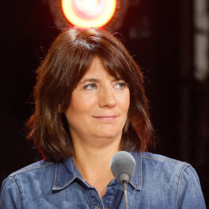 Estelle Denis - Conférence de presse de rentrée de RMC / RMC Sport saison 2021/2022 à l'Altice Campus à Paris, France, le 30 août 2021. © Christophe Clovis / Bestimage