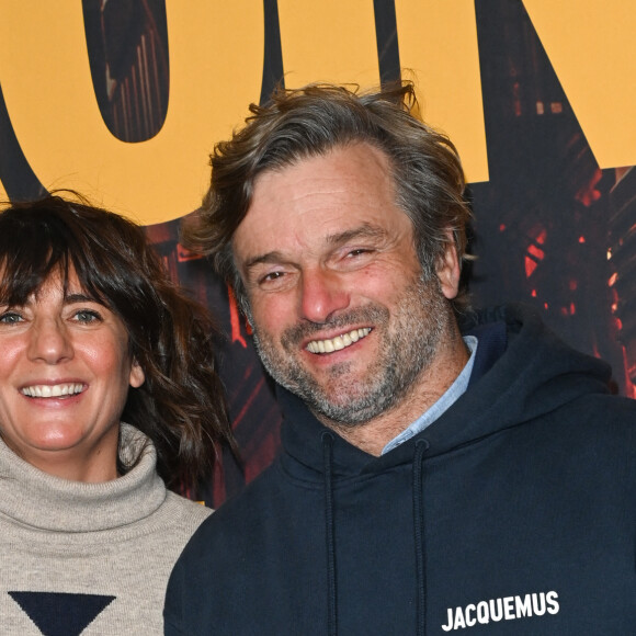 Estelle Denis et son compagnon Marc Thiercelin - Avant-première du film "Mon héroïne" au cinéma UGC Normandie à Paris le 12 décembre 2022. © Coadic Guirec/Bestimage