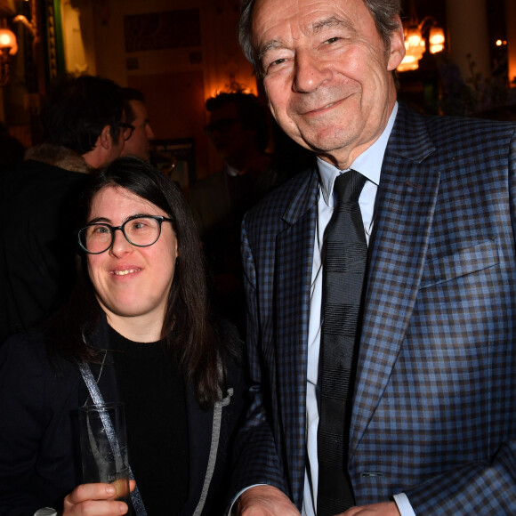 Michel Denisot - Cocktail pour la sortie du livre de Michel Denisot " On peut rire de tout, sauf en mangeant de la semoule" aux Deux Magots à Paris le 15 mars 2023. © Veeren/ Bestimage