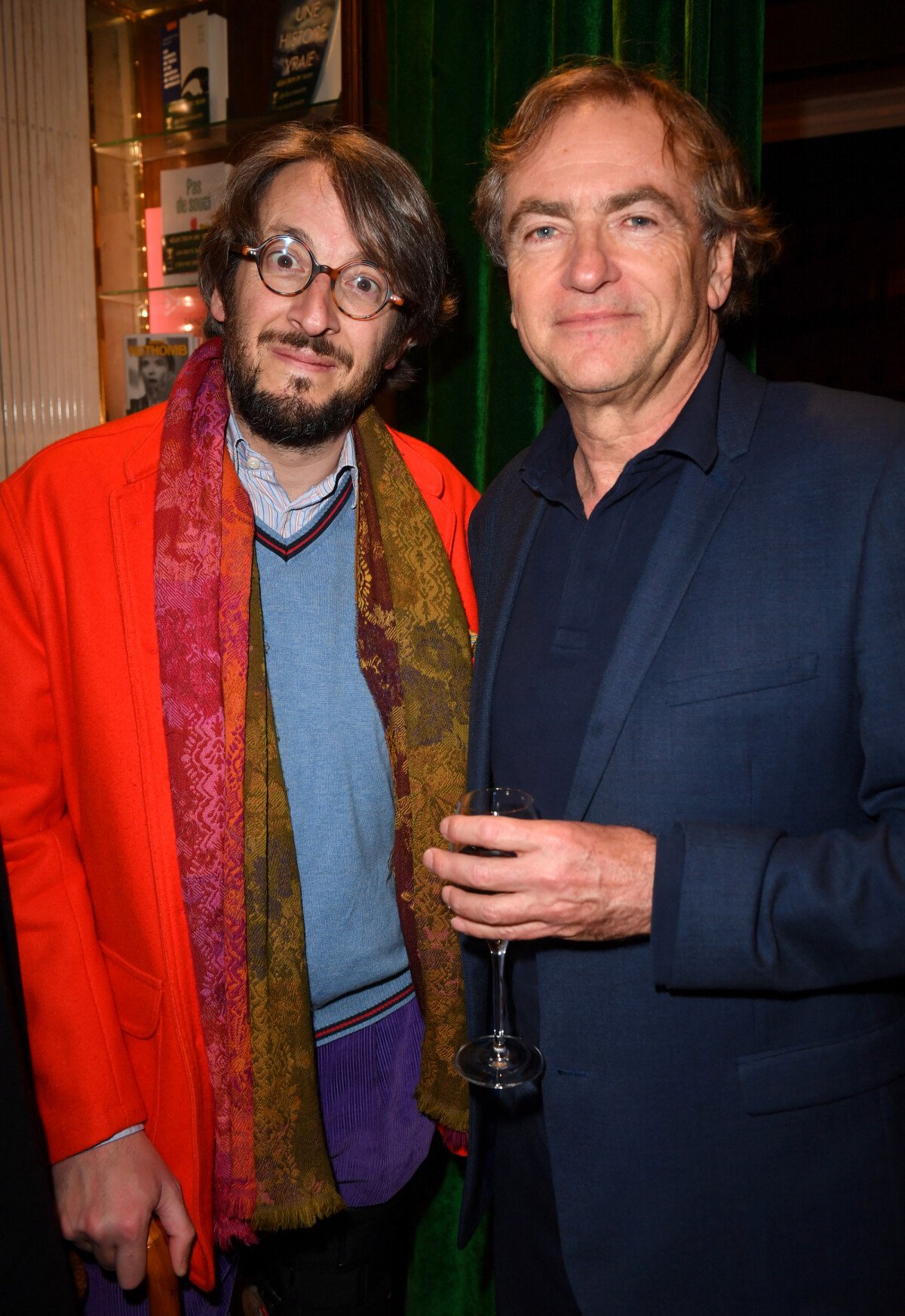 Photo Nicolas d'Estienne d'Orves, Didier van Cauwelaert Cocktail pour la sortie du livre de Photo Nicolas d'Estienne d'Orves, Didier van Cauwelaert Cocktail pour la sortie du livre de