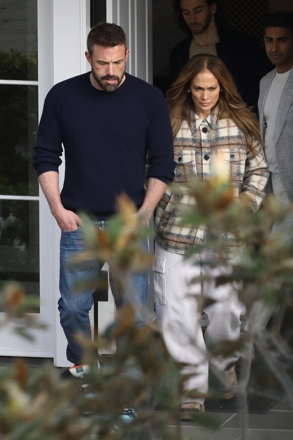 Ben Affleck et sa femme Jennifer (Lopez) continuent de chercher une maison à Palisades le 28 février 2023. 
