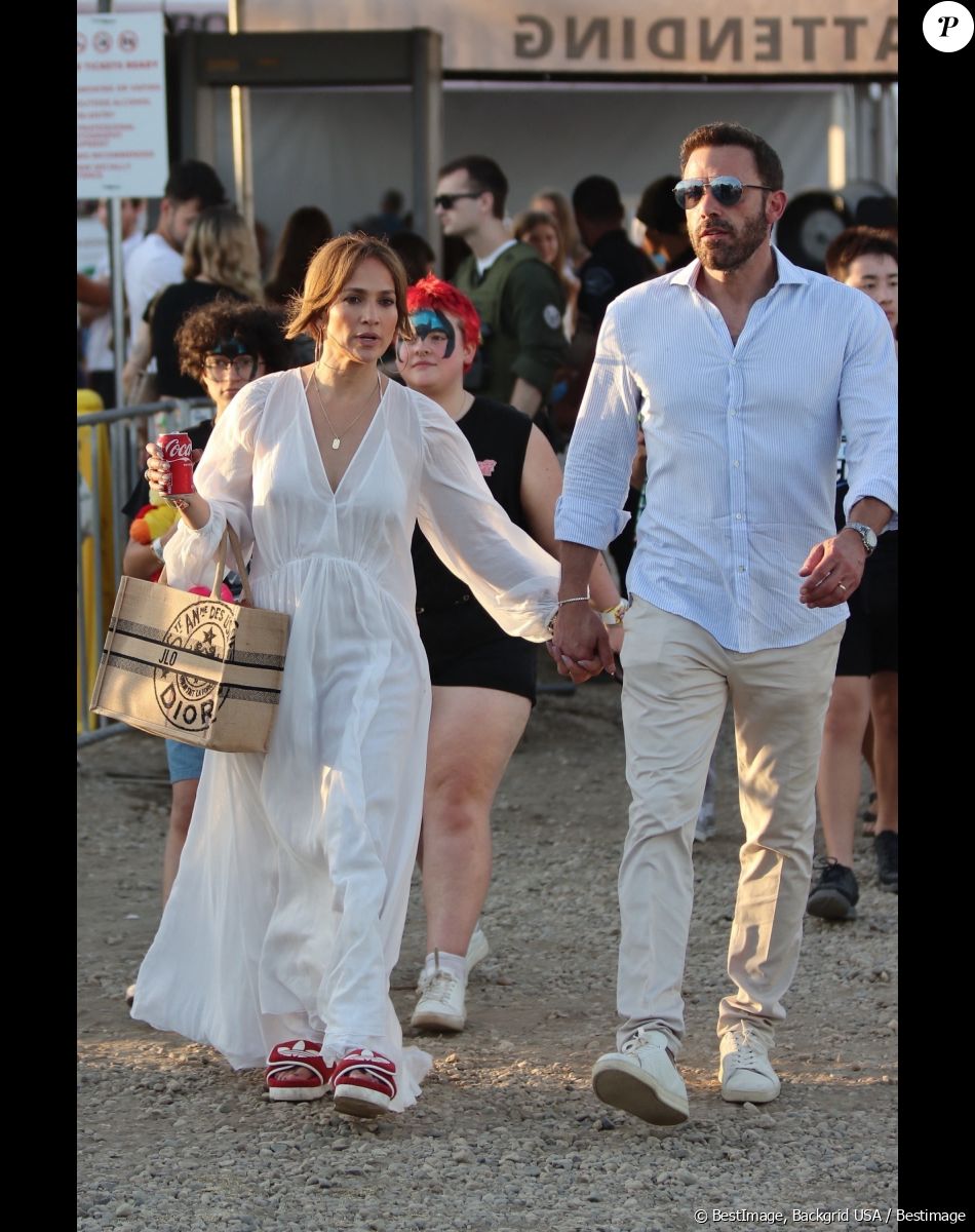 Ben Affleck et sa femme Jennifer Affleck (Lopez) accompagnée de ses enfants Emme et Maximilian, au parc d'attractions éphémère "Malibu Chili Cook-Off" à Los Angeles, le 4 septembre 2022.