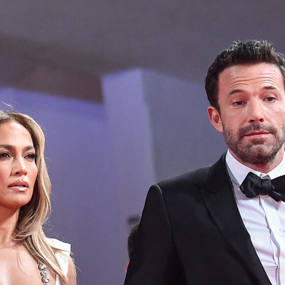 Jennifer Lopez et Ben Affleck - Première de "The Last Duel" lors du festival international du film de Venise (La Mostra), le 10 septembre 2021. 