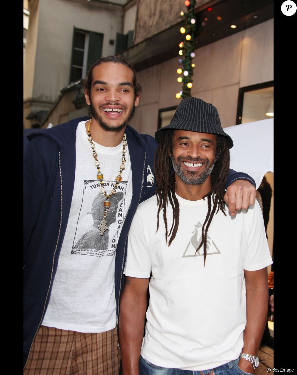 Archives - Yannick Noah et son fils Joakim Noah à Paris