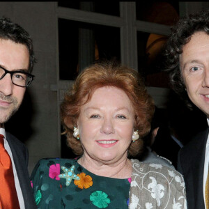 Cyril Vergniol, Nadine de Rothschild, Stéphane Bern - Remise du prix Scopus 2008 au palais Brongniart