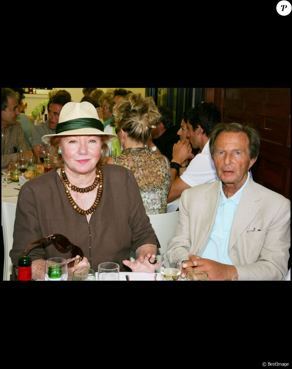 Nadine de Rothschild et Gérald Azaria à Roland-Garros en 2006