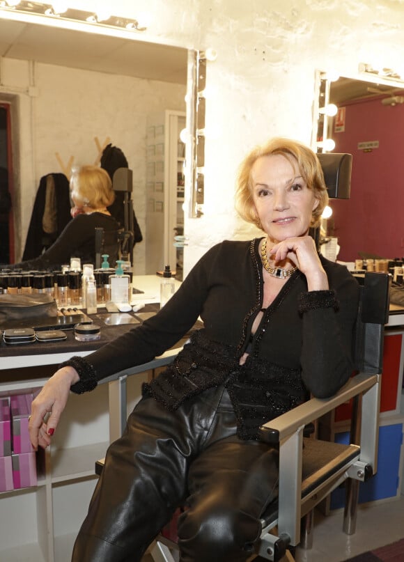 Exclusif - Portrait de Brigitte Lahaie lors de l'enregistrement de l'émission "Chez Jordan" à Paris. Le 27 février 2023 © Cédric Perrin / Bestimage 