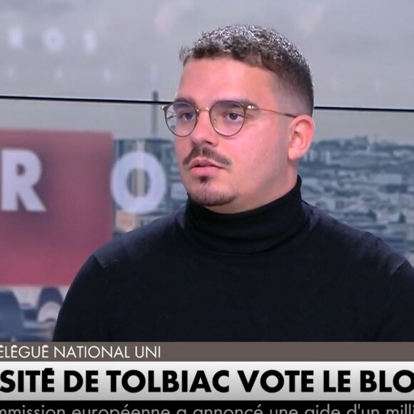 Il a évoqué la situation des étudiants à Tolbiac
