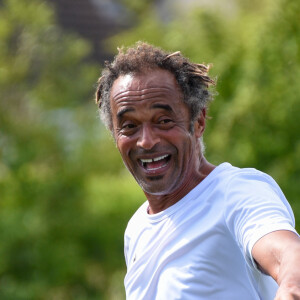 Yannick Noah - Tournois de football caritatif au profit de l'association Enfants de la Terre en présence de Y.Noah, fondateur de l'association et de nombreuses personnalités à Feucherolles le 8 juin 2019. © Pestellini / Panoramic / Bestimage