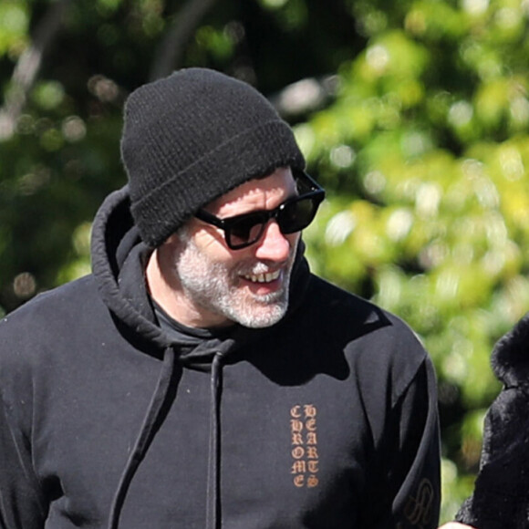 Exclusif - Laeticia Hallyday et son compagnon Jalil Lespert sont allés faire leur marché à Pacific Palisades le 5 février 2023.