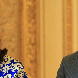 Info - Le roi Charles III choisit la France pour sa première visite d'Etat - Ségolène Royal assiste à une conférence sur le climat avec le prince Charles, prince de Galles à Londres à la Lancaster House le 30 octobre 2015.