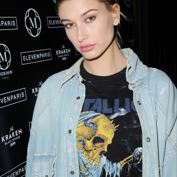 Hailey Baldwin à la soirée Eleven Paris lors de la fashion week. Le 4 octobre 2016