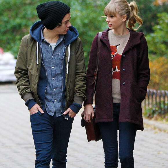 Harry Styles et Taylor Swift se promenent à Central Park a New York, le 2 décembre 2012