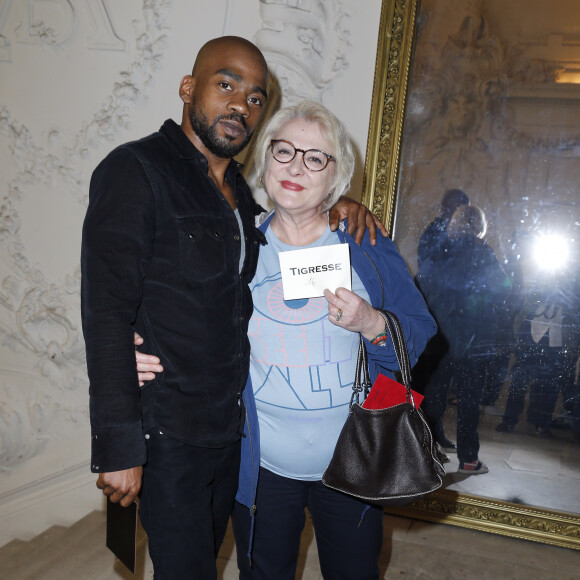 Rudy Berry; Josiane Balasko - People au defile Jean-Paul Gaultier lors de la fashion week Haute-Couture Automne-Hiver 2013/2014 a Paris le 3 juillet 2013.  People attend the "Jean Paul Gaultier" fashion show haute couture Automne/Winter 2013/2014 during the haute couture fashion week in Paris on July 3 2013. 