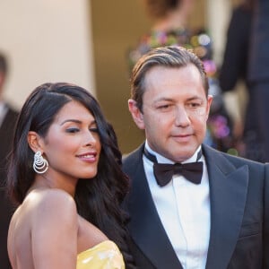 Ayem Nour et Vincent Miclet - Montée des marches du film "Inside Out" (Vice-Versa) lors du 68 ème Festival International du Film de Cannes, à Cannes le 18 mai 2015.