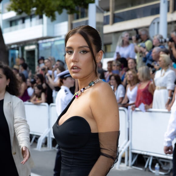 Exclusif - Adèle Exarchopoulos avant la montée des marches de "L'innocent" lors du 75ème Festival International du Film de Cannes, le 24 mai 2022. Justin Personnaz/Bestimage