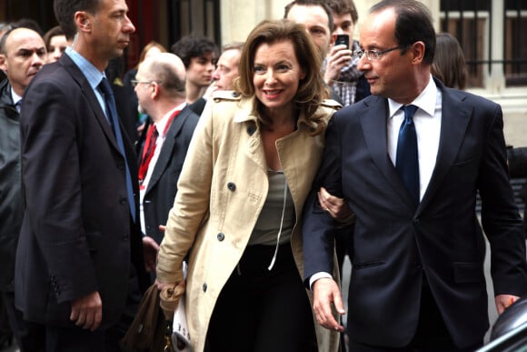 François Hollande et Valérie Trierweiler en 2012