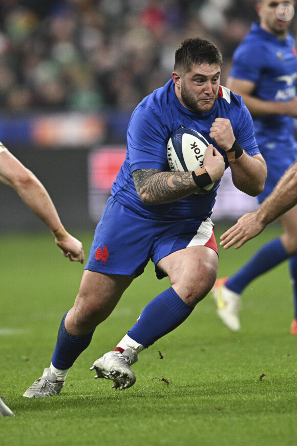 Le 27 mars, Cyril Baille a partagé une belle photo en compagnie de son bébé
Cyril Baille (Fra) - Tournoi des 6 Nations "France - Irlande (30-24)" au stade de France, le 12 février 2022.