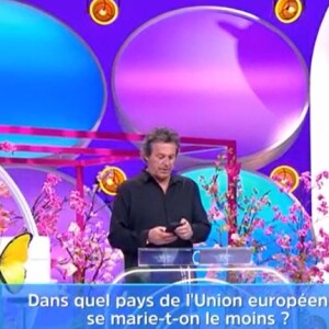 Incroyables retrouvailles pour Jean-Luc Reichmann sur le plateau des 12 Coups de midi, le 30 mars 2023, sur TF1