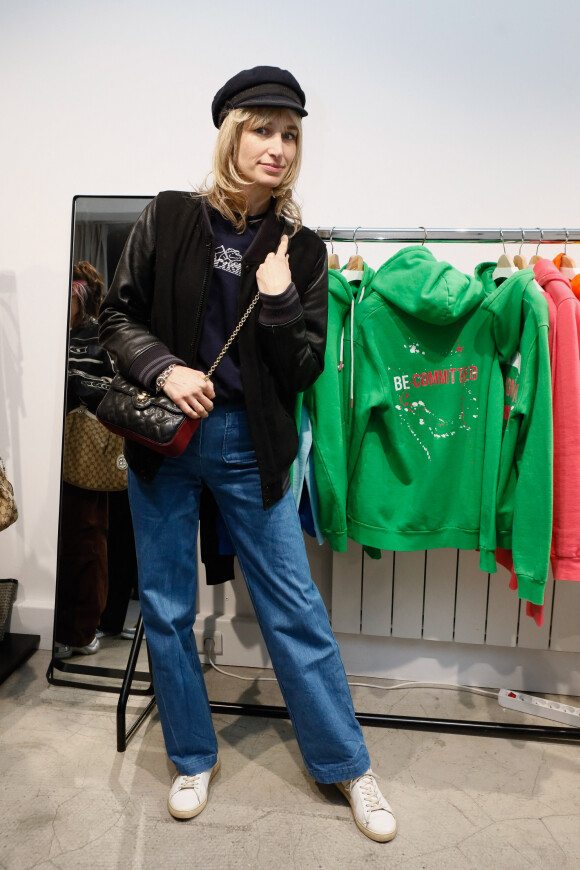 Exclusif - Pauline Lefèvre - Soirée de lancement du pop-up store "L'atelier" à Paris, France, le 29 mars 2023. © Christophe Clovis/Bestimage