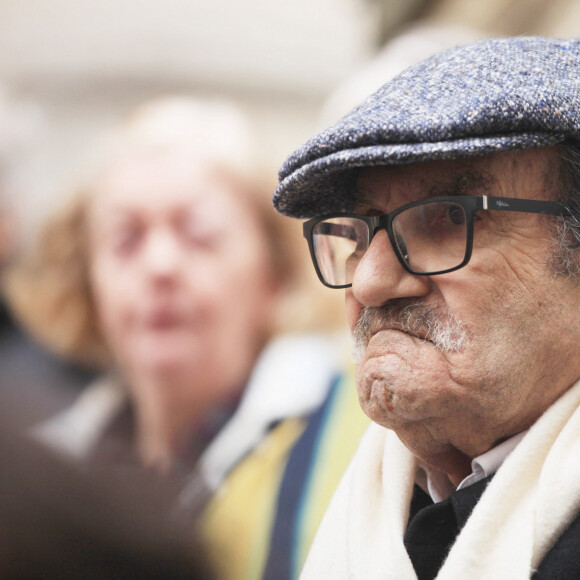 Gérard Hernandez devait aussi prendre la parole durant la messe.
Gerard Hernandez - Sorties des obsèques de Marion Game en l'église Saint Roch à Paris, France, le 31 mars 2023. © Jonathan Rebboah/Panoramic/Bestimage