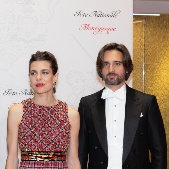 Charlotte Casiraghi et Dimitri Rassam - Soirée de gala de la Fête Nationale Monégasque au Grimaldi Forum le 19 novembre 2022. © Olivier Huitel / Pool Monaco / Bestimage