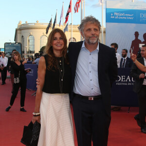 Stéphane Guillon et sa femme Muriel Cousin lors de la première de "Imperium" au 42e Festival du cinéma américain de Deauville, le 9 septembre 2016. © Denis Guignebourg/Bestimage
