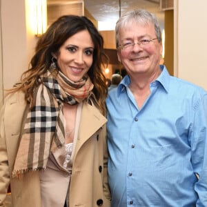 Exclusif - Fabienne Carat et l'auteur de la pièce Bruno Druart - Véritable triomphe pour la première de la pièce "Irrésistible Offenbach" au théâtre de Passy à Paris le 6 avril 2023. © Giancarlo Gorassini/Bestimage