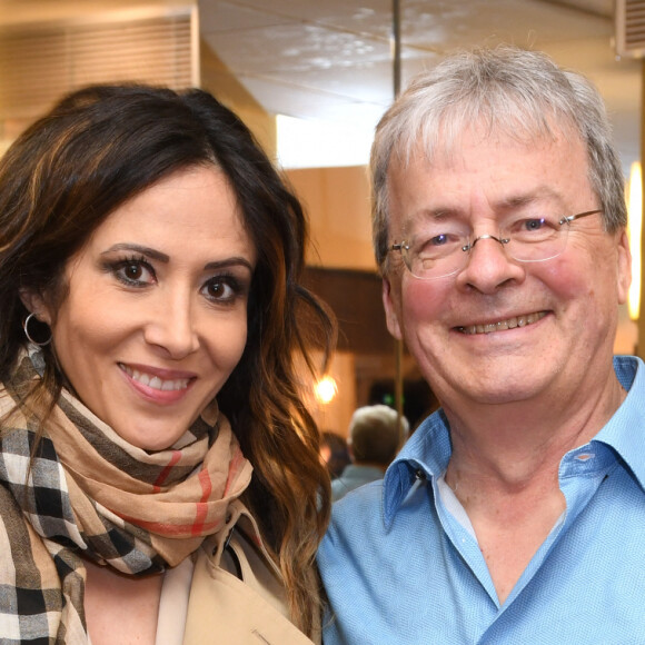 Exclusif - Fabienne Carat et l'auteur de la pièce Bruno Druart - Véritable triomphe pour la première de la pièce "Irrésistible Offenbach" au théâtre de Passy à Paris le 6 avril 2023. © Giancarlo Gorassini/Bestimage