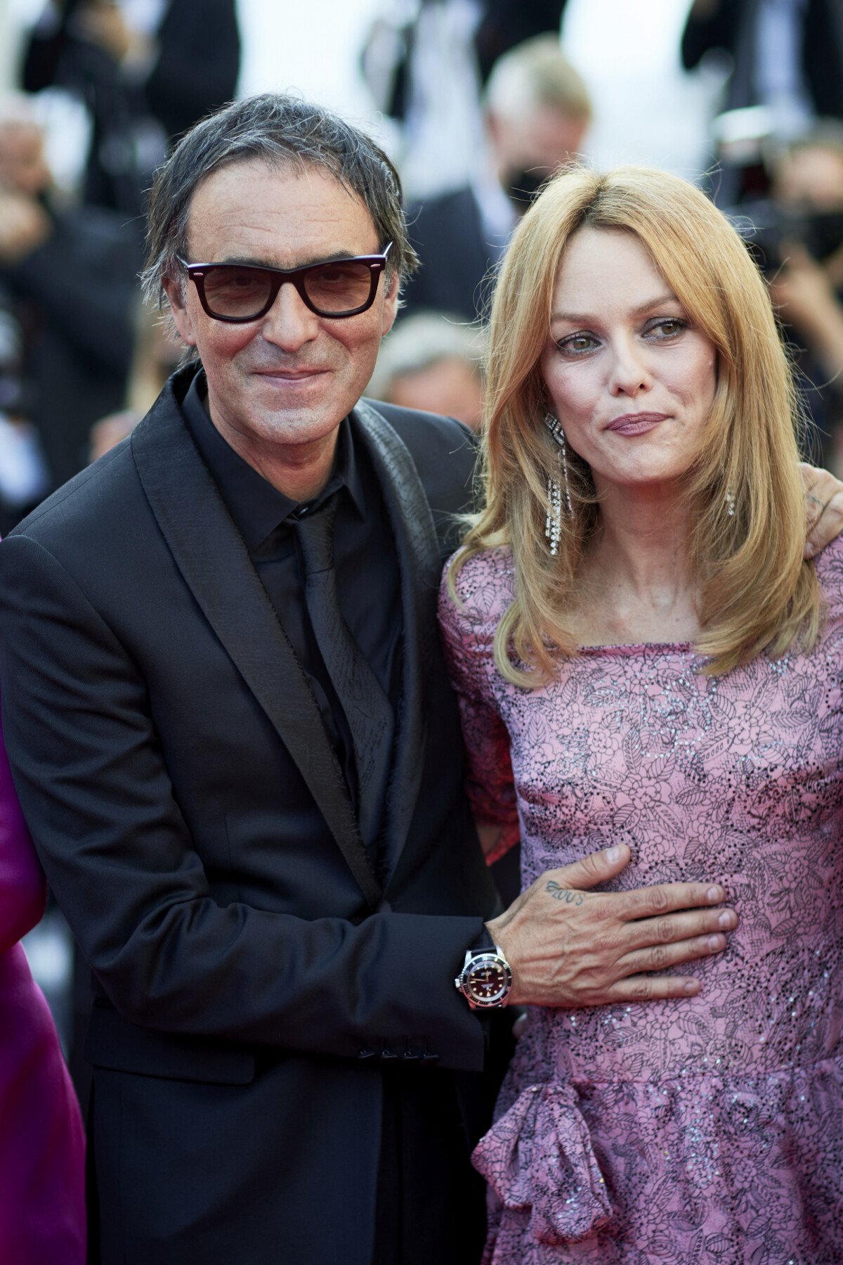 Photo : Vanessa Paradis, Samuel Benchetrit - Montée des marches du film 