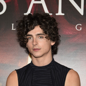 Kylie Jenner passe de plus en plus de temps avec l'acteur franco-américain Timothé Chamalet.
Timothée Chalamet au photocall du film "Bones And All" à Milan, Italie, le 12 novembre 2022. 