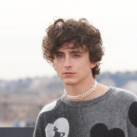 Timothée Chalamet - Photocall du film "Bones and All" à Rome le 12 novembre 2022.