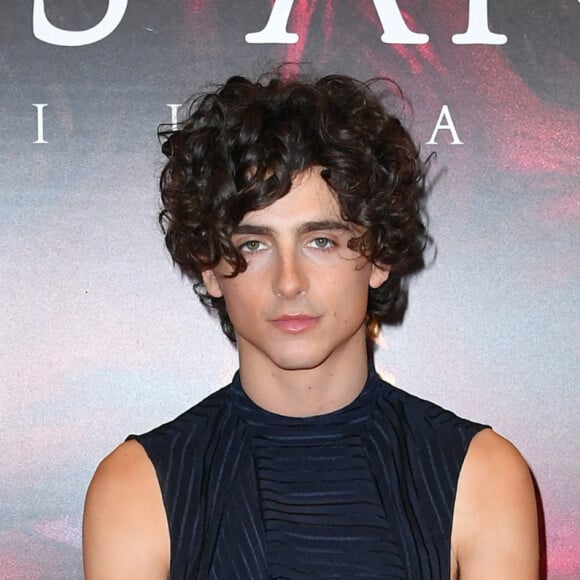 Timothée Chalamet - Premiere du film "Bones and All" à Milan le 12 novembre 2022. 