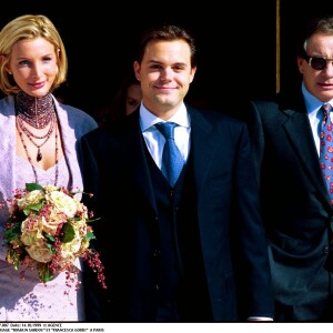 Mariage de Romain Sardou et Francesca Gobbi à Paris le 14 octobre 1999