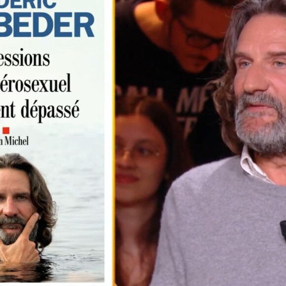 Frédéric Beigbeder était dans "Quelle époque !" le 15 avril 2023, sur France 2, pour la promotion de son livre "Confessions d'un hétérosexuel légèrement dépassé".