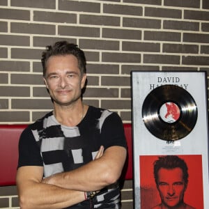 David Hallyday reçoit son disque de platine à la seine musicale à Paris le 25 juin 2019. © Pierre Perusseau/Bestimage