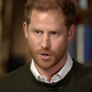 Bande-annonce de l'interview du prince Harry, duc de Sussex, par Anderson Cooper pour l'émission "60 Minuts" qui sera diffusée le 8 janvier 2023, deux jours avant la sortie de l'autobiographie du prince "Spare" ("Le Suppléant").