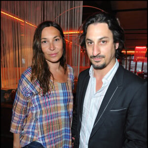 Zazie et son compagnon Philippe Paradis - Soirée de lancement du site internet de l'association Ferdinand au Café Barge.