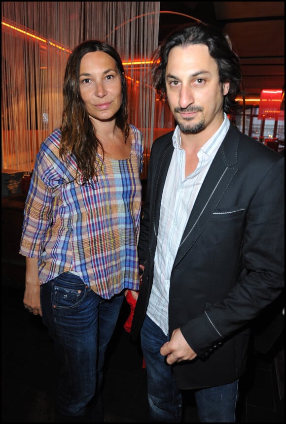 Zazie et son compagnon Philippe Paradis - Soirée de lancement du site internet de l'association Ferdinand au Café Barge.