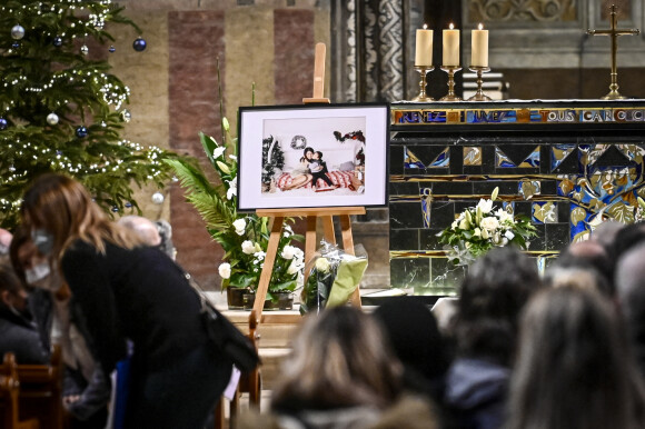 Un rassemblement religieux a lieu à la cathédrale d'Albi, France, le 8 janvier 2022, à l'initiative de la soeur et d'une amie de Delphine Jubillar. © Thierry Breton/Panoramic/Bestimage