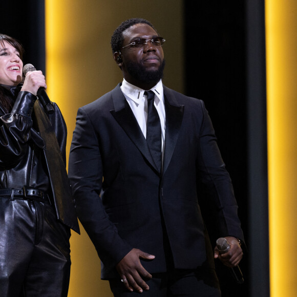 Charlotte Gainsbourg et Dinos - 48ème cérémonie des César à l'Olympia à Paris le 24 février 2023 © Borde / Jacovides / Bestimage 