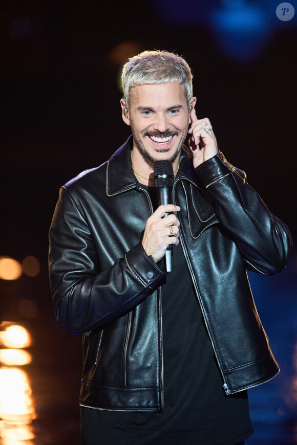 Exclusif - M. Pokora (Matt Pokora) - Enregistrement de l'émission "La fête de la Chanson française" à Paris, diffusée le 29 novembre sur France 2. Le 7 novembre 2022 © Cyril Moreau-Veeren / Bestimage