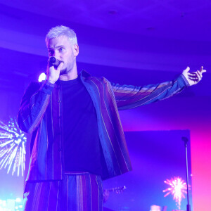 Exclusif - M Pokora retrouve la scène lors d'un concert au Casa Music Show au Sofitel Casablanca Tour Blanche organisé par K.Cheddadi le 7 octobre 2022. M Pokora a fait son grand retour à la musique (après un passage par le théâtre) avec le clip de la chanson "Qui on est". M. Pokora prépare pour 2023 une tournée exceptionnelle pour fêter ses 20 ans de carrière. L'Épicentre Tour débutera le 10 juin 2023 à Paris pour se terminer le 12 décembre à Lyon. Il passera par la France, la Belgique et la Suisse. © Philippe Doignon / Bestimage