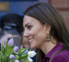 elle a indiqué qu'elle portera du bleu
Le prince William, prince de Galles, et Catherine (Kate) Middleton, princesse de Galles, en visite à Birmingham, le 20 avril 2023. 