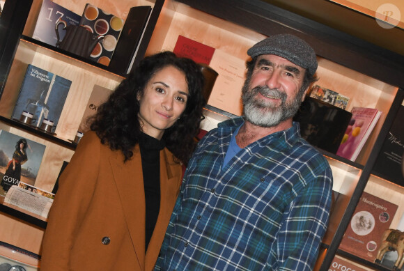 Rachida Brakni et Eric Cantona au restaurant Les Editeurs à Paris, France, le 25 février 2020.
© Coadic Guirec / Bestimage