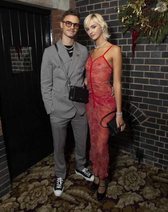 Romeo Beckham et Mia Regan - People à la soirée de Vas J Morgan, après la cérémonie des Fashion Awards, à Londres. Le 5 décembre 2022