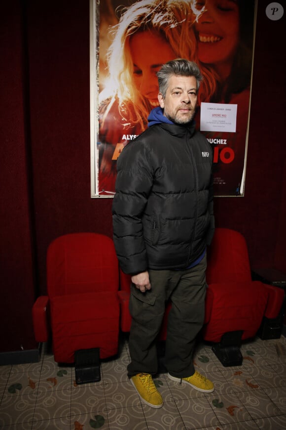 Exclusif - Benjamin Biolay lors de l'avant-première du film "Amore Mio" au Cinéma Saint-André des Arts à Paris le 23 janvier 2023. © Denis Guignebourg / Bestimage 