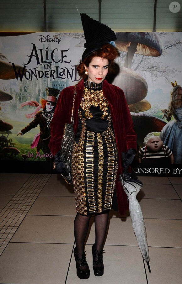 Paloma Faith à la première du film Alice Aux Pays Des Merveilles à Londres, le 25 février 2010