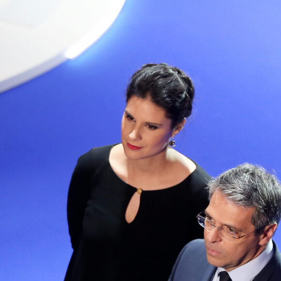 Apolline de Malherbe, Michaël Darmon - Deuxième débat de la primaire de la droite et du centre en vue de l'élection présidentielle 2017 salle Wagram à Paris, France, le 3 novembre 2016. © Dominique Jacovides/Bestimage